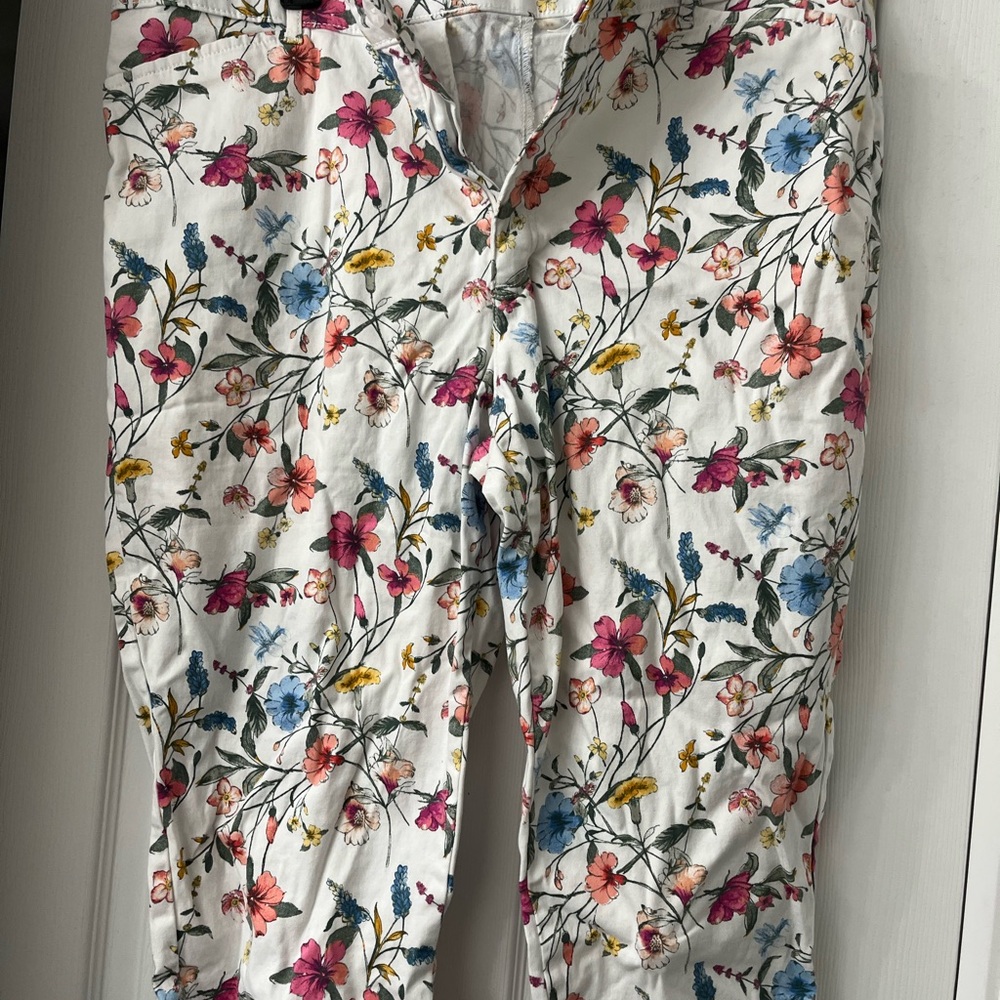 St. John's Bay Multicolor Floral Pants